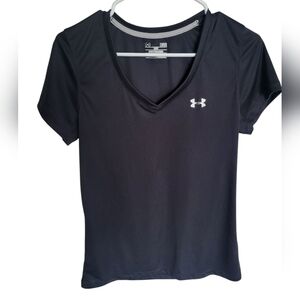 Under Armour Women's Black V-Neck Top